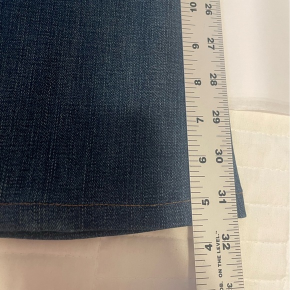 RAG & BONE Beckett 10 Inch Bell Flare Distressed Jeans Blue Women’s Sz 27 Boho - Picture 8 of 14